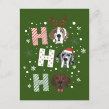 Ho Ho Ho Great Dane Frohe Weihnachten