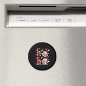 Ho Ho Ho Great Pyrenees Dog Lover Christmas Santa Magnet (In Situ (Geschirrspüler))