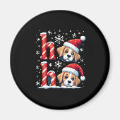 Ho Ho Ho Great Pyrenees Dog Lover Christmas Santa  Magnet (Vorne)