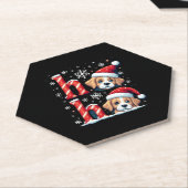 Ho Ho Ho Great Pyrenees Dog Lover Christmas Santa Untersetzer (angewinkelt)