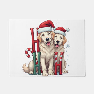Ho Ho Ho Great Pyrenees Hunde Liebhaber Weihnachte Fußmatte