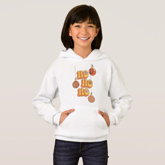 Ho Ho Ho - Groovy Christmas Cheer Hoodie (Vorne ganz)