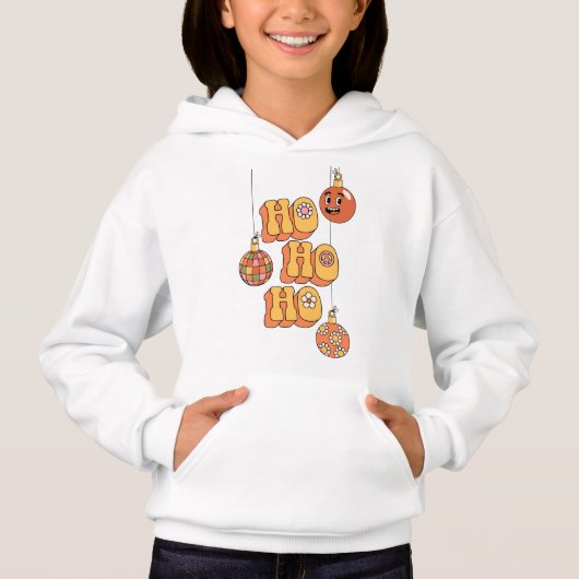 Ho Ho Ho - Groovy Christmas Cheer Hoodie (Vorderseite)