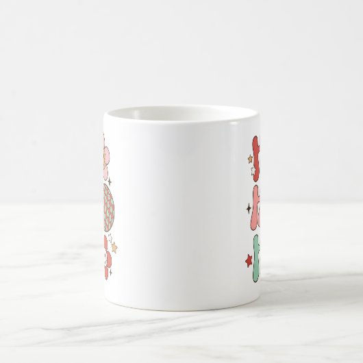 Ho Ho Ho Groovy Retro Kaffeetasse (Mittel)