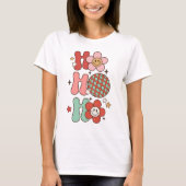 Ho Ho Ho Groovy Retro T-Shirt (Vorderseite)