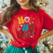 Ho Ho Ho Groovy Weihnachtszeit T - Shirt