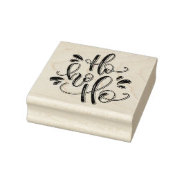 Ho Ho Ho Gummistempel