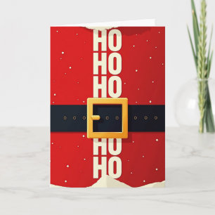 Ho Ho Ho Gürtelschnalle Karte