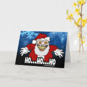 HO HO HO! Have Yourself a Scary Little Christmas Karte (Gelbe Blume)
