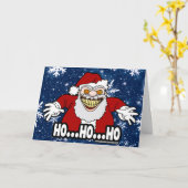 HO HO HO! Have Yourself a Scary Little Christmas Karte (Gelbe Blume)