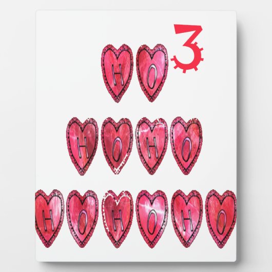 Ho Ho Ho Herz Sammlung. Fotoplatte (Vorderseite)