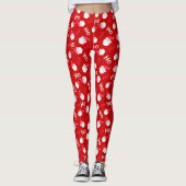 Ho Ho Ho Ho Niedlich Weihnachten Weihnachts-Muster Leggings (Vorderseite)