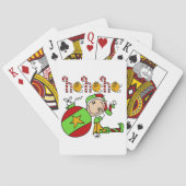 Ho Ho Ho Holiday Elf Spielkarten (Rückseite)