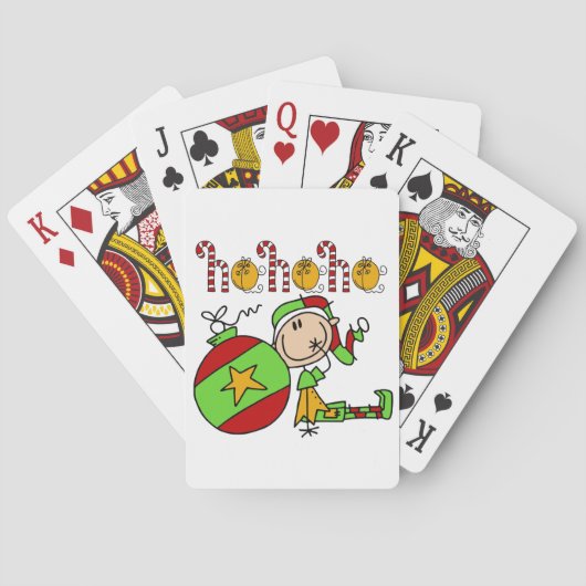 Ho Ho Ho Holiday Elf Spielkarten (Rückseite)