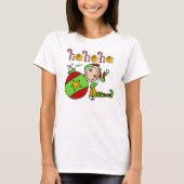 Ho Ho Ho Holiday Elf T-Shirt (Vorderseite)