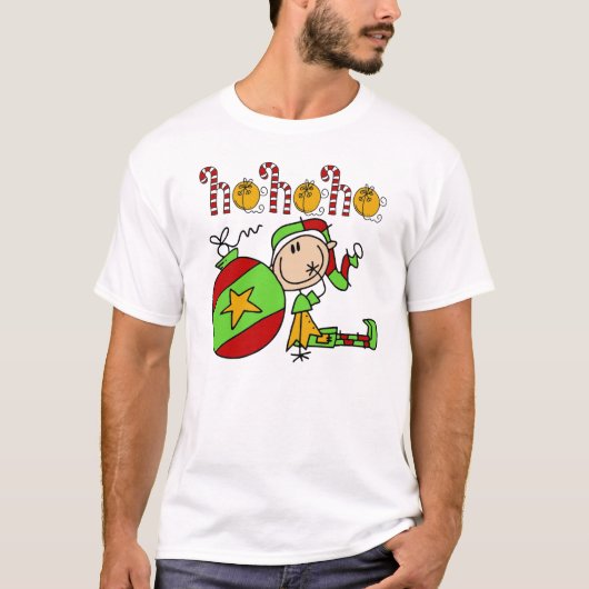 Ho Ho Ho Holiday Elf T-Shirt (Vorderseite)