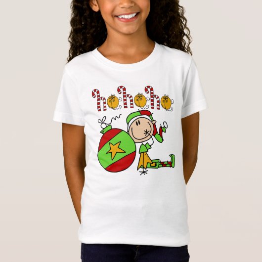 Ho Ho Ho Holiday Elf T-Shirt (Vorderseite)