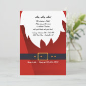 Ho, Ho, Ho Holiday Party Einladung (Stehend Vorderseite)