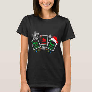 Ho Ho Ho Holmium Chemie Element 67 Periodensystem T-Shirt
