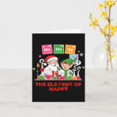 Ho Ho Ho Holmium Chemistry Element 67 Meme Of Peri Karte (Gelbe Blume)