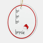 Ho Ho Ho Homie - Funny Christmas Keramik Ornament (Links)