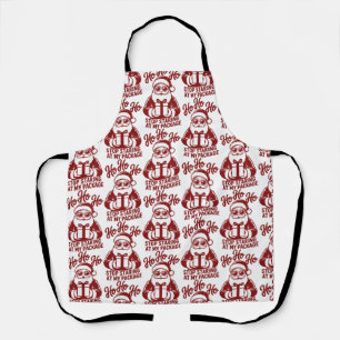 Ho Ho Ho Hör Auf, Auf Mein Paket Zu Starren Snarky Schürze