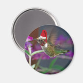 Ho Ho Ho Hummingbird Magnet (Vorderseite/Rückseite)