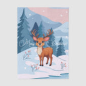 Ho-Ho-Ho! It's a Reindeer Seidenpapier (Vorderseite)