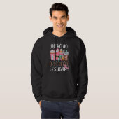 Ho Ho Ho It's Coffee & Sugar Time Christmas Coffee Hoodie (Vorne ganz)