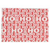 Ho Ho Ho Jokes Pattern Santa Sprichwort Ho Ho Chri Große Geschenktüte (Rückseite)