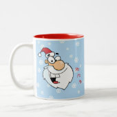 Ho Ho Ho Jolly Ole St. Nick Zweifarbige Tasse (Links)