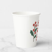 "Ho Ho Ho: Jolly Vibes die ganze Jahreszeit verbre Pappbecher (Rechts)