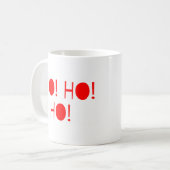 Ho Ho Ho Kaffeetasse (Vorderseite Links)