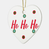 Ho Ho Ho Keramik Ornament (Links)