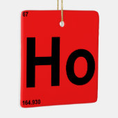 Ho Ho Ho Keramikornament (Rechts)