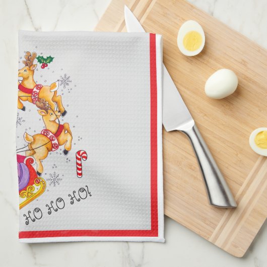 Ho Ho Ho! Kitchen Towels Geschirrtuch (Viertel Falte)