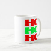 Ho Ho Ho Klassischer Weihnachtsbecher Kaffeetasse (VorderseiteRechts)