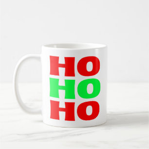 Ho Ho Ho Klassischer Weihnachtsbecher Kaffeetasse