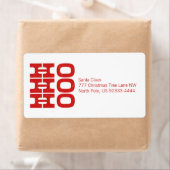 Ho Ho Ho (Letterpress style) (Insitu)