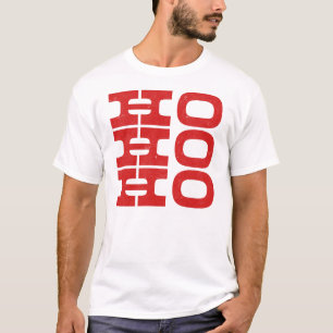 Ho Ho Ho (Letterpress style) T-Shirt