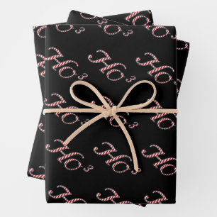 Ho Ho Ho Lustiges Weihnachten Geschenkpapier Set