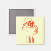 Ho Ho Ho Magnet (Vorderseite/Rückseite)