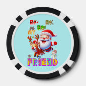 Ho Ho Ho Mein Lieber Freund Pokerchips (Rückseite)