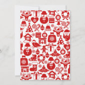 HO HO HO MERRY CHRISTMAS Add Your Photos Collage (Rückseite)