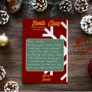 HO HO HO! MERRY CHRISTMAS-Brief Einladung