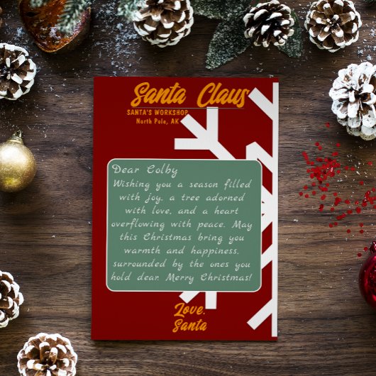 HO HO HO! MERRY CHRISTMAS-Brief Einladung