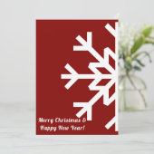 HO HO HO! MERRY CHRISTMAS-Brief Einladung (Stehend Vorderseite)