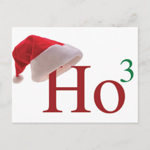 Ho Ho Ho Merry Christmas Feiertagspostkarte