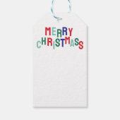 Ho Ho Ho Merry Christmas Geschenkanhänger (Rückseite)