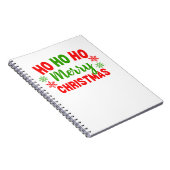 HO HO HO MERRY CHRISTMAS NOTIZBLOCK (Rechte Seite)